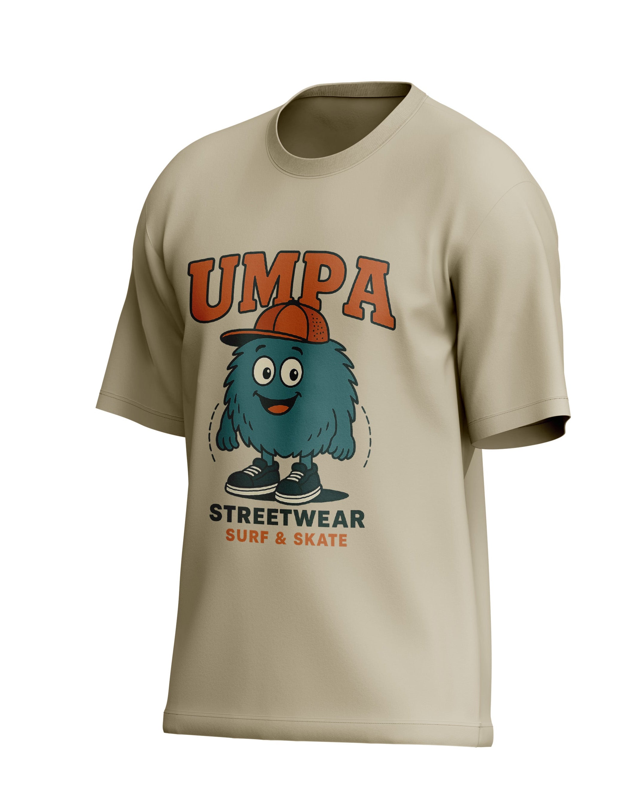 Camiseta Oversize Smiley Monster