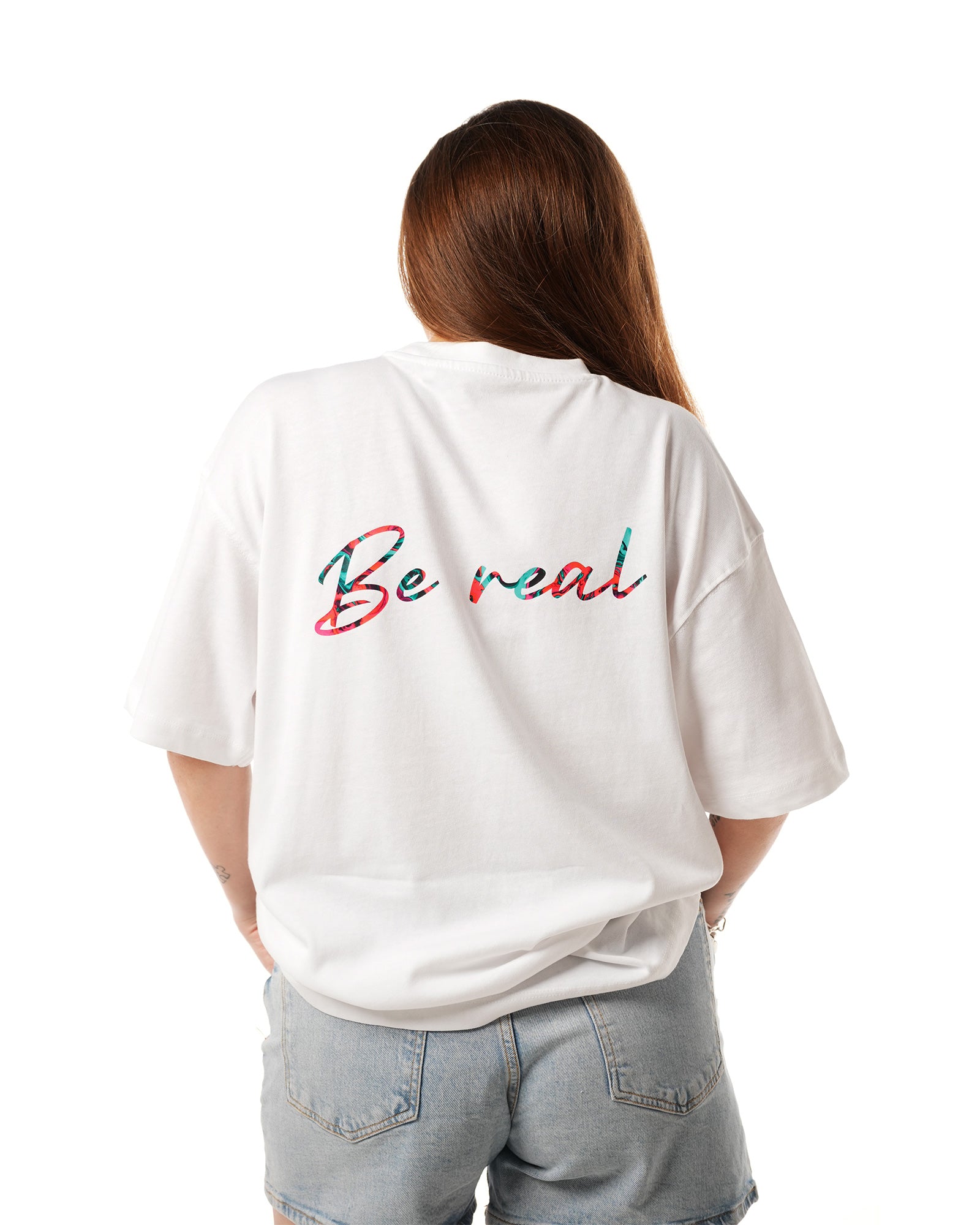 Camiseta Oversize Be Real - Flux