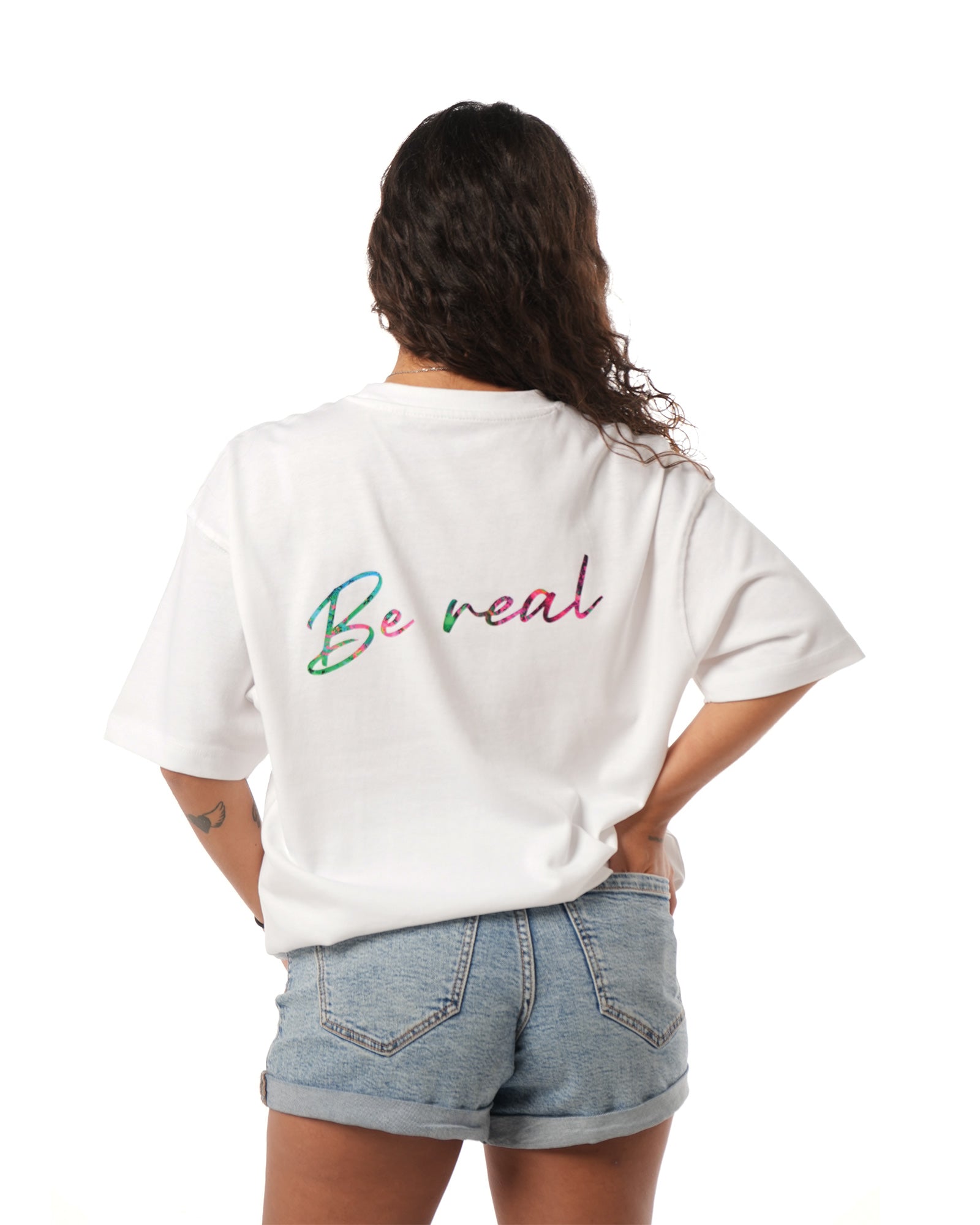 Camiseta Oversize Be Real - Wild