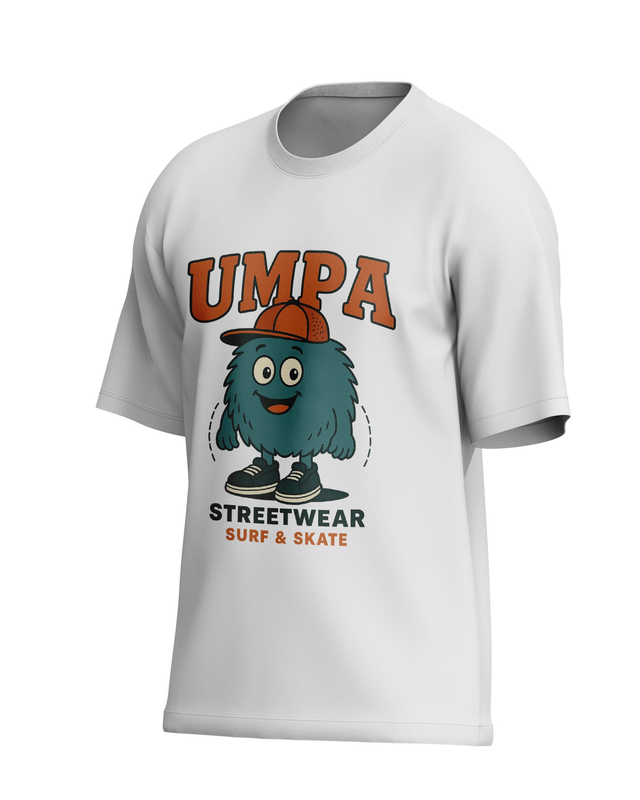 Camiseta Oversize Smiley Monster