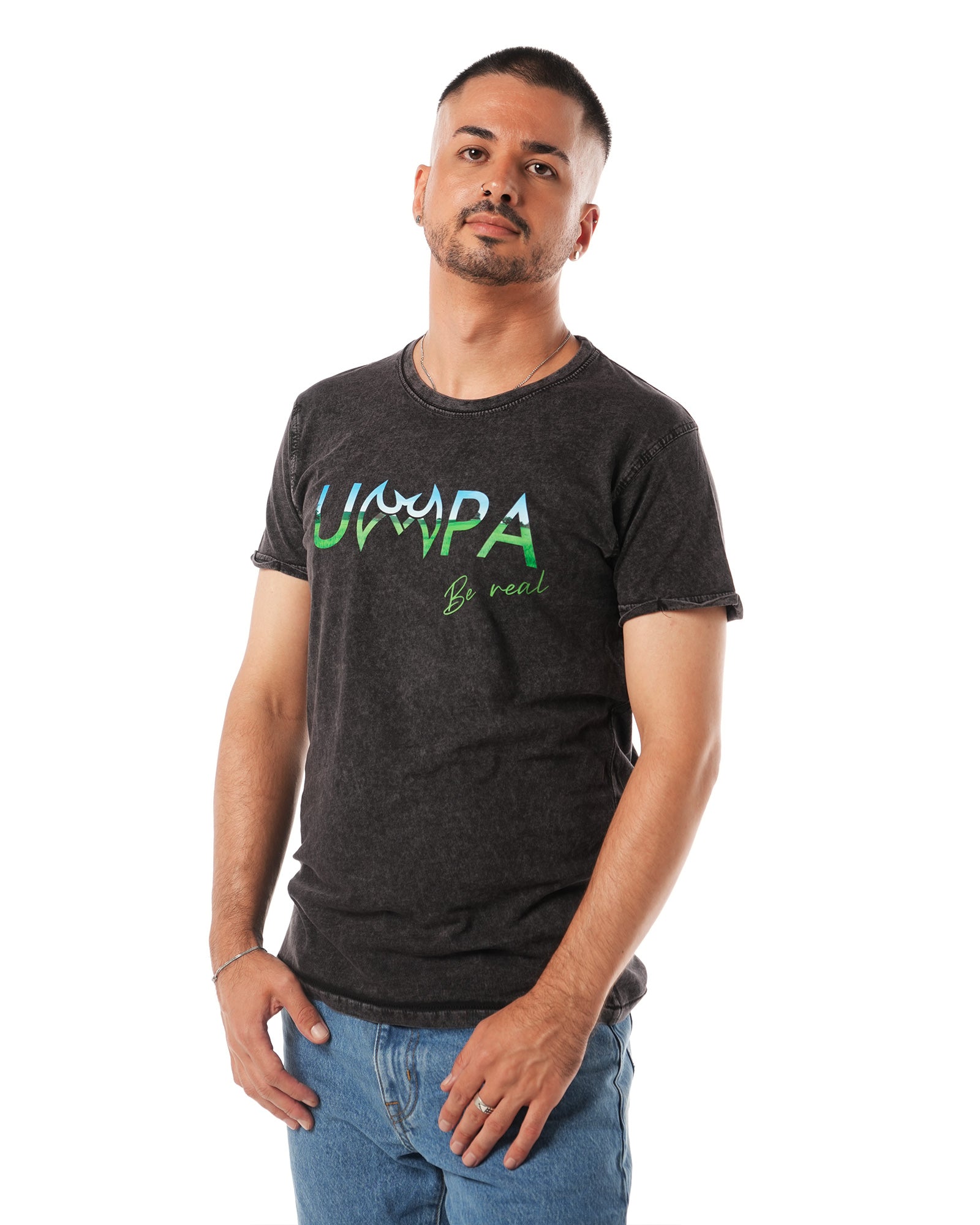 Camiseta clásica hombre Be Real - Meadow