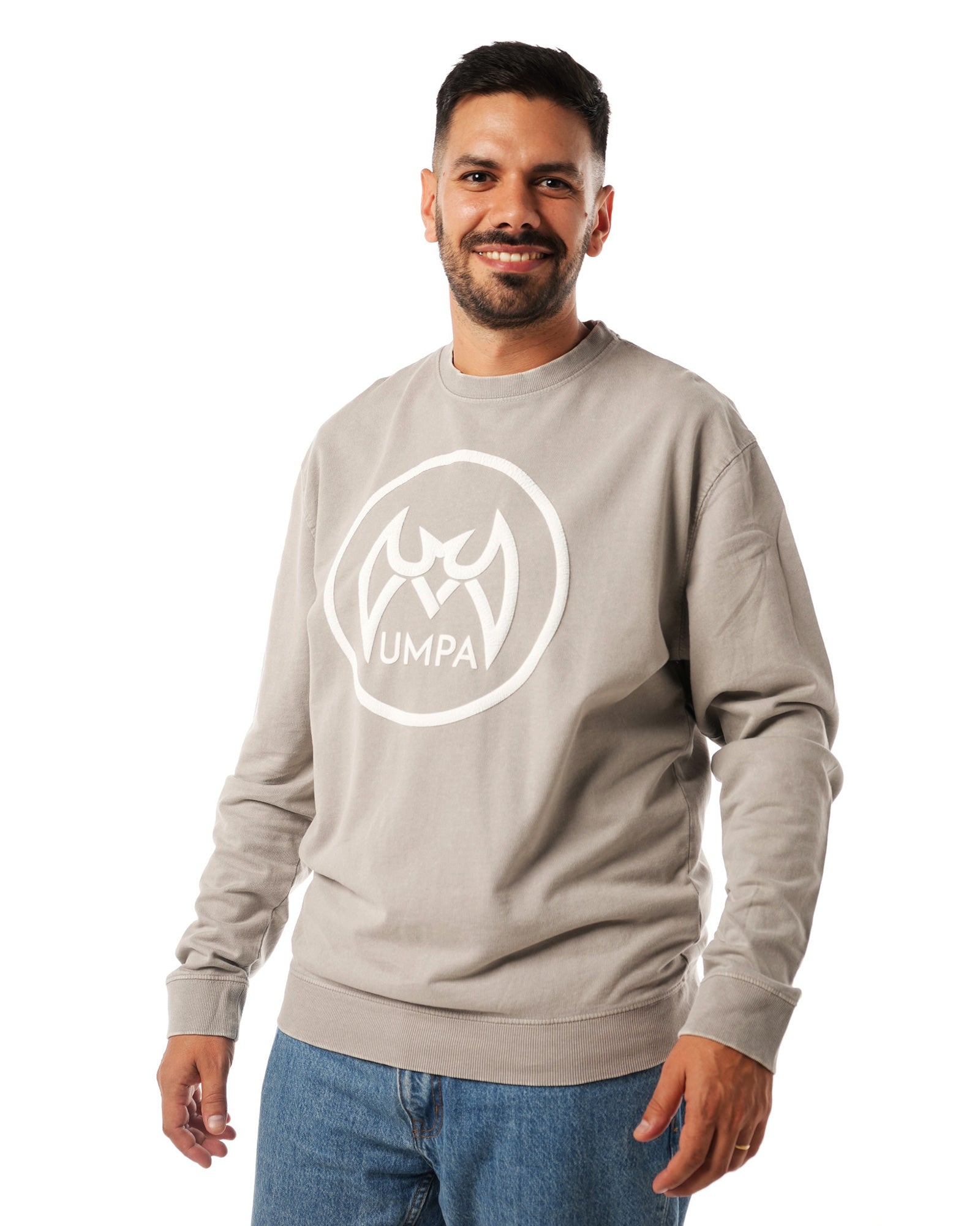Sudadera Streetwear Gris Claro