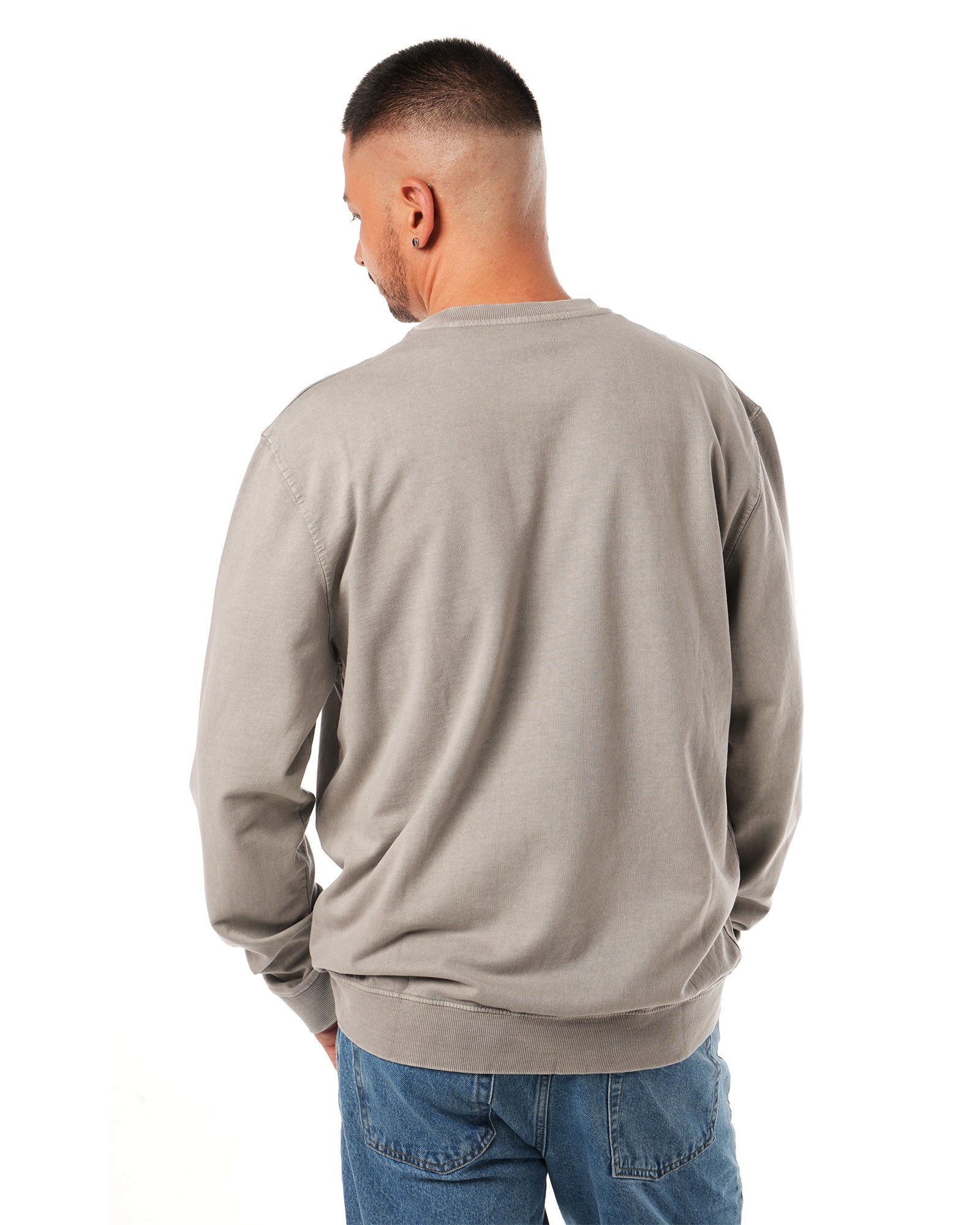Sudadera Streetwear Gris Claro